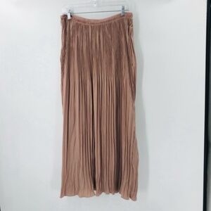 Vivienne Tam Minimalist Pleated Maxi Skirt Size 6